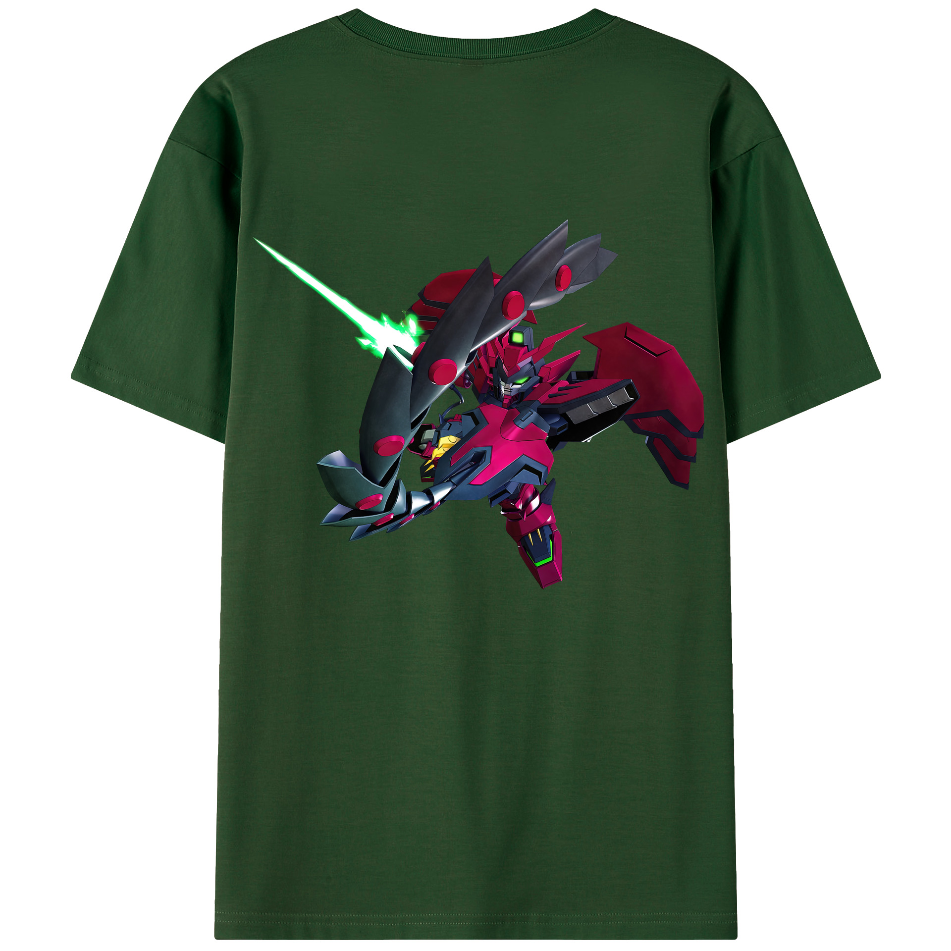 （画像用） 機動戦士ガンダム Mobile Suit Gundam 綿100％半袖Tシャツ（背面プリント）